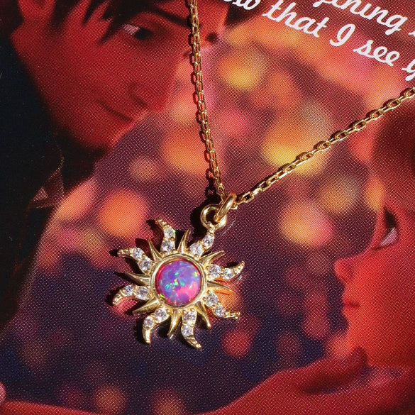 Wholesale Jewelry Retro Literature And Art Style Geometric Copper Zircon Pendant Necklace