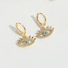 Wholesale Jewelry Retro Love Design Heart Shape Copper Electroplated Women's Pendant Earrings