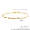 Wholesale Jewelry Retro Minimalist Geometric Copper Gold Plated Bracelet Suit