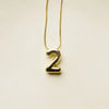 Wholesale Jewelry Retro Number 304 Stainless Steel Plating