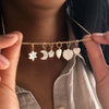 Wholesale Jewelry Retro Old Money Style Heart Star Geometric Titanium Steel Imitation Pearls Electroplated Earrings And Pendant Necklace