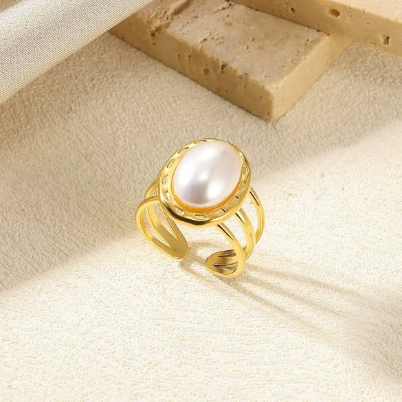 Wholesale Jewelry Retro Palace Style Turquoise Geometric Animal Zodiac 18K Goldplated Ring For Women