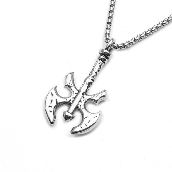 Wholesale Jewelry Retro Punk Navy Anchor Titanium Steel Pendant Necklace With Baking Paint Pattern Of Letters Numbers Text