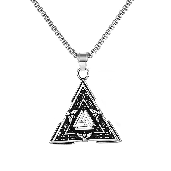 Wholesale Jewelry Retro Punk Navy Anchor Titanium Steel Pendant Necklace With Baking Paint Pattern Of Letters Numbers Text