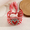 Wholesale Jewelry Retro Religious Alloy Heart Shape And Geometric Pendant Necklace With Silver O Word Chain Electroplated