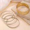 Wholesale Jewelry Retro Simple Geometric Flower Love Pattern Iron Electroplated Women's Bracelet