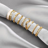 Wholesale Jewelry Retro Simple Style Alloy Pearl Drip Ring Electroplating