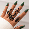 Wholesale Jewelry Retro Snake Animal Alloy Ring Electroplating Geometric Style Unisex