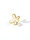 Wholesale Jewelry Retro Starfish Heart Shape 304 Stainless Steel Plating Open Rings