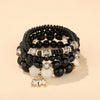 Wholesale Jewelry Retro Style Alloy Elephant Pendant Crystal Bracelet Electroplated