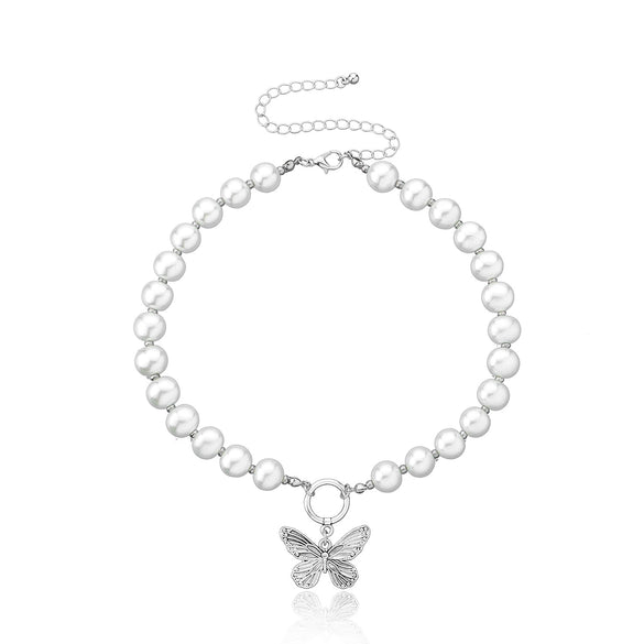 Wholesale Jewelry Retro Style Butterfly Alloy Pendant Jewelry With Electroplating For Women