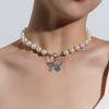 Wholesale Jewelry Retro Style Butterfly Alloy Pendant Jewelry With Electroplating For Women