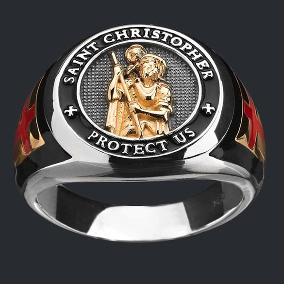 Wholesale Jewelry Retro Style Constellation Metal Electroplated Ring For Unisex