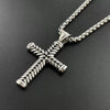 Wholesale Jewelry Retro Style Doll Pattern Stainless Steel Pendant Necklace With Polishing Treatment Unisex