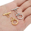 Wholesale Jewelry Retro Style Flower Pattern Stainless Steel Obuckle Necklace And Bracelet With Electroplating