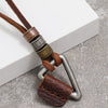 Wholesale Jewelry Retro Style Geometric Alloy Pendant Cowhide Leather Rope Necklace Unisex