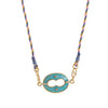 Wholesale Jewelry Retro Style Geometric Love Heart Lip Titanium Steel Pendant Gold Plated Ochain Clavicle Chain