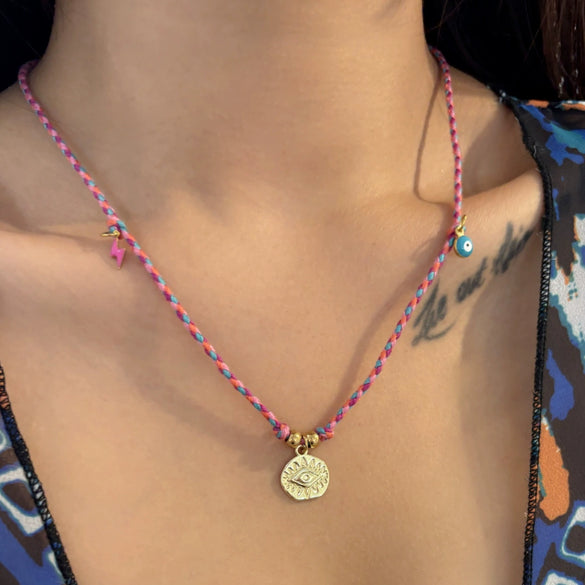 Wholesale Jewelry Retro Style Geometric Love Heart Lip Titanium Steel Pendant Gold Plated Ochain Clavicle Chain