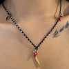 Wholesale Jewelry Retro Style Geometric Love Heart Lip Titanium Steel Pendant Gold Plated Ochain Clavicle Chain