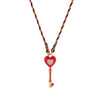 Wholesale Jewelry Retro Style Geometric Love Heart Lip Titanium Steel Pendant Gold Plated Ochain Clavicle Chain