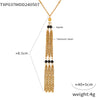 Wholesale Jewelry Retro Style Geometric Multilayer Chain Stitching Agate Stone Beaded 316L Stainless Steel Electroplated