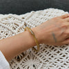 Wholesale Jewelry Retro Style Geometric Resin Handmade Halo Gradient Bracelet For Women