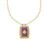Wholesale Jewelry Retro Style Geometric Stainless Steel 18K Gold Plated Necklace