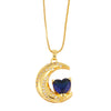 Wholesale Jewelry Retro Style Heartshaped Copper Pendant Necklace With Electroplating For Women