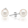 Wholesale Jewelry Retro Style Round 925 Silver And Pearl Earrings With Drop Shape And Electroplating
