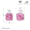 Wholesale Jewelry Retro Style Square 925 Sterling Silver Geometric Electroplated Jewelry Set For Women