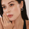 Wholesale Jewelry Retro Style 316L Stainless Steel 18K Gold Plated Ring Earrings