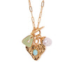 Wholesale Jewelry Retro Style Star Pendant Copper Electroplated Ochain Necklace For Ladies