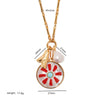 Wholesale Jewelry Retro Style Star Pendant Copper Electroplated Ochain Necklace For Ladies