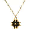 Wholesale Jewelry Retro Style Star 316L Stainless Steel And 316L Stainless Steel Electroplated Pendant Necklace For Women