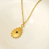 Wholesale Jewelry Retro Style Star 316L Stainless Steel And 316L Stainless Steel Electroplated Pendant Necklace For Women