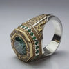 Wholesale Jewelry Retro Style Totem Alloy Men's Jewelry With Electroplating
