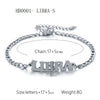 Wholesale Jewelry Retro Style Zodiac Bracelet Stainless Steel With Letters Numbers Text Electroplated