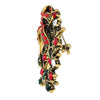 Wholesale Jewelry Rhinestone Geometric Christmas Brooch Retro Style Unisex