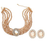 Wholesale Jewelry Rhinestone Geometric Earrings And Necklaces