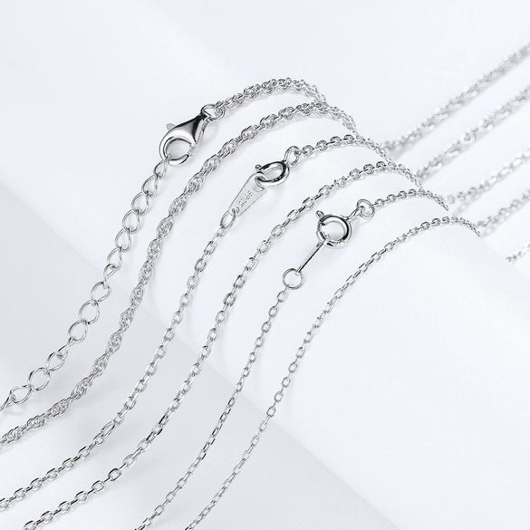 Wholesale Jewelry S925 Silver Chain Electroplated