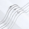 Wholesale Jewelry S925 Silver Geometric Cross Chain Pendant Simple Style Electroplated For Women