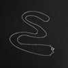 Wholesale Jewelry S925 Silver Geometric Cross Chain Pendant Simple Style Electroplated For Women