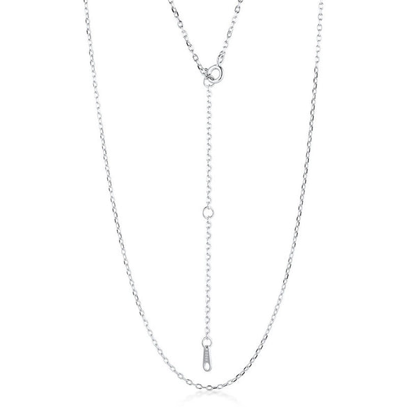 Wholesale Jewelry S925 Silver Geometric Cross Chain Pendant Simple Style Electroplated For Women