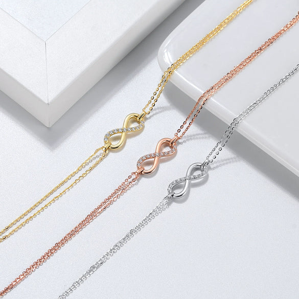 Wholesale Jewelry S925 Sterling Silver Bracelet Geometric Electroplating For Women