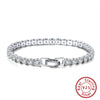 Wholesale Jewelry S925 Sterling Silver Bracelet With Geometric Pattern And Electroplating For Women