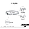 Wholesale Jewelry S925 Sterling Silver Bracelet With Geometric Pattern And Electroplating For Women