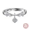 Wholesale Jewelry S925 Sterling Silver Flower Design Ring With Electroplating