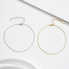 Wholesale Jewelry S925 Sterling Silver Geometric Anklet For Women