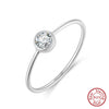 Wholesale Jewelry S925 Sterling Silver Geometric Bubble Ring For Women With Electroplating