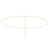 Wholesale Jewelry S925 Sterling Silver Geometric Cross Waist Chain With Electroplating For Women